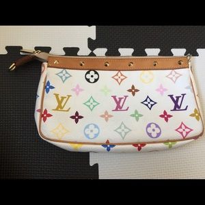 Louis Vuitton colorful clutch